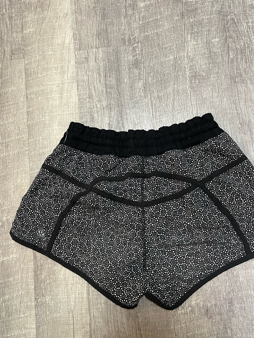 lululemon athletica Black Speckle Athletic Shorts